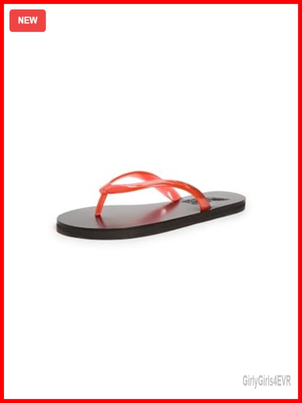 Rubber Sole Slip On Thong Sandals Jelly Clear Size?